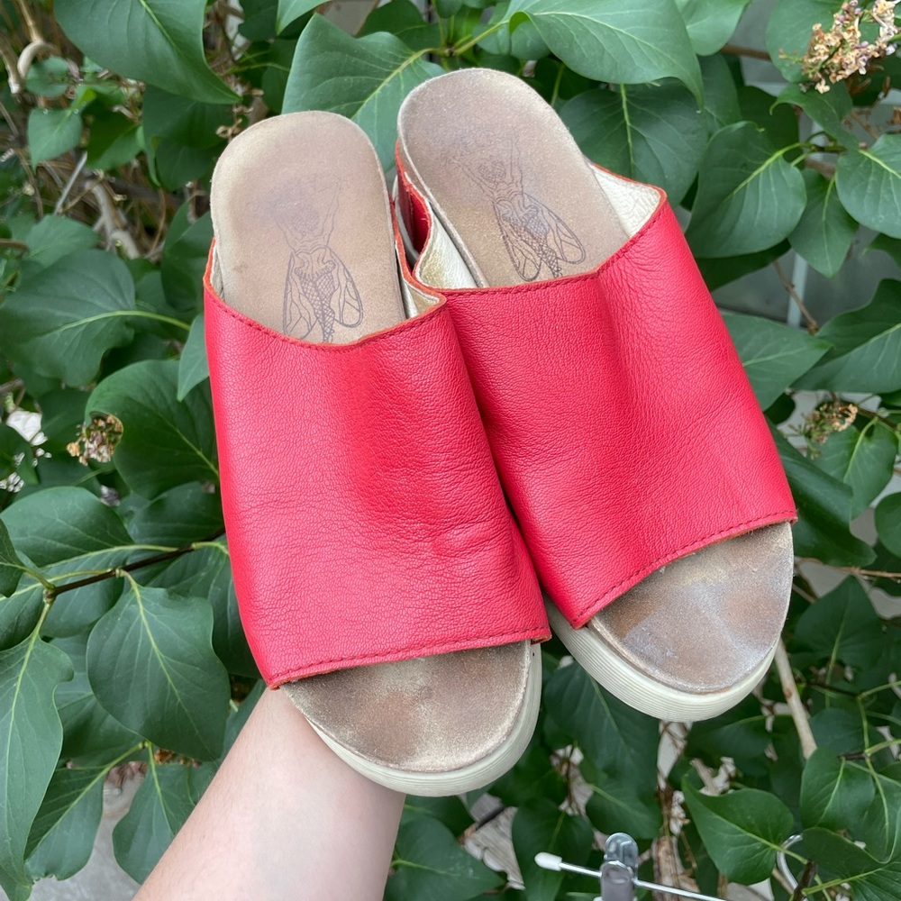 Fly London Open Toe Mules 38